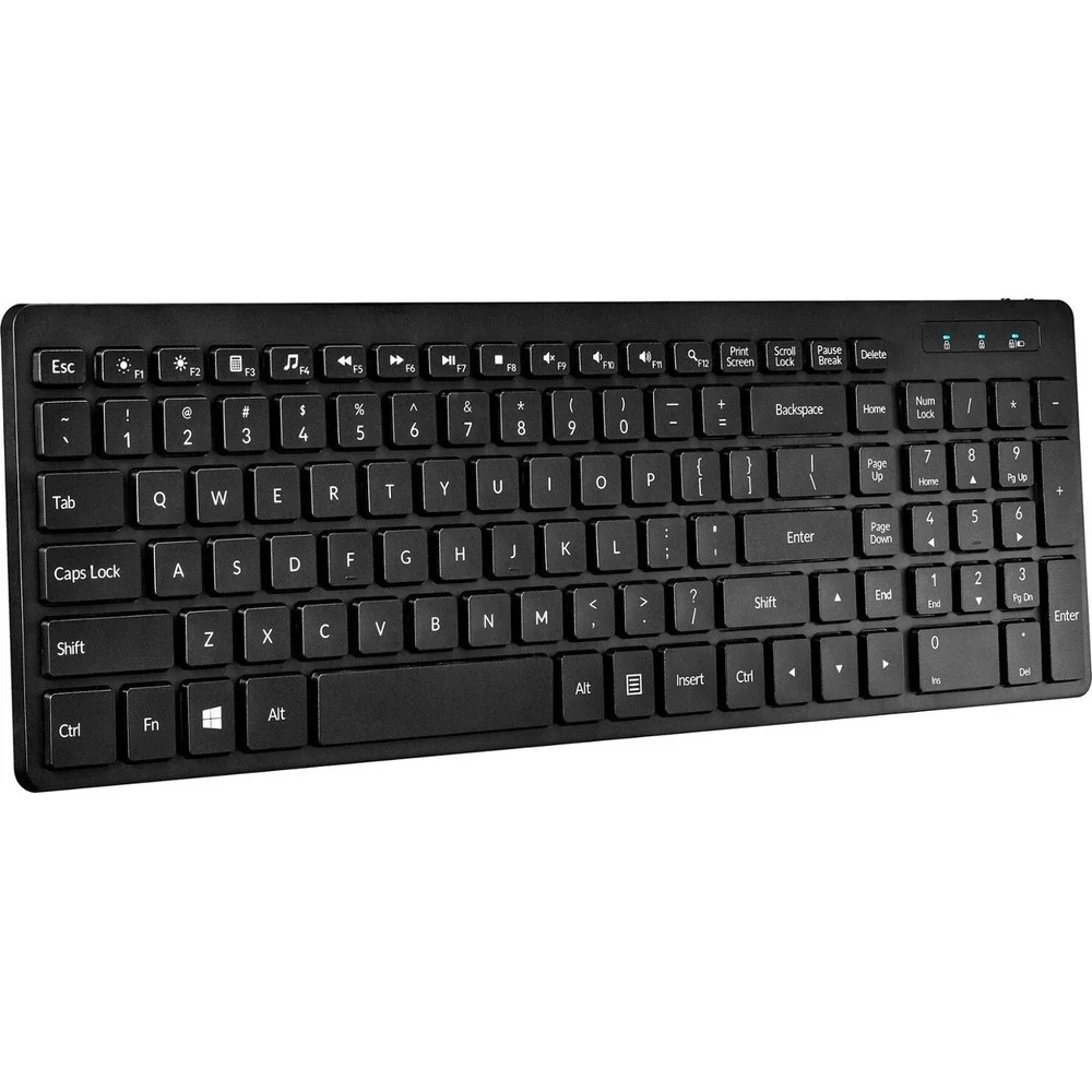 Insignia‎ - Full-size Bluetooth Scissor Switch Keyboard - NS-PK3KCB2- Black